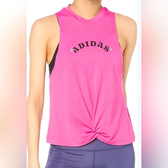 NWT Adidas Bloom Knotted Tank (Large) - Picture 1 of 7